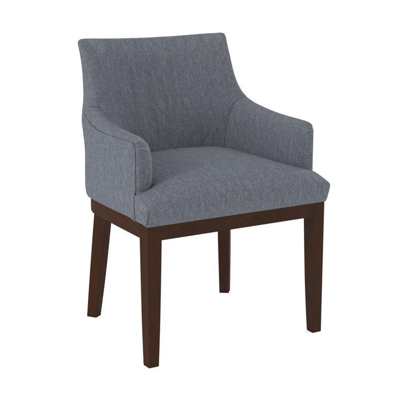 19'' H Upholstered Armchair, Pecan, 61492-88
