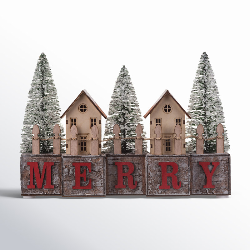 Merry Wood Blocks with Timer