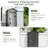 Campcraft High Quality Galvanized Iron Sheet, Waterproof Design, Reasonable Internal Space Planning, Equipped With A Solid Lock System-112433210