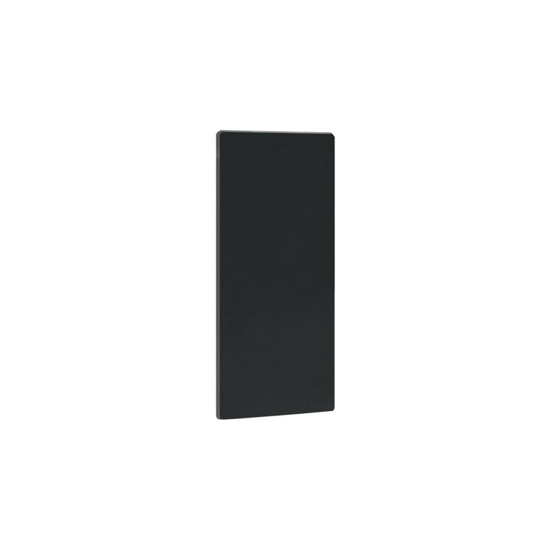 Embout pour canal en U glacé humide 1 "X 2" FHC CUC2ECMB - noir mat anodisé