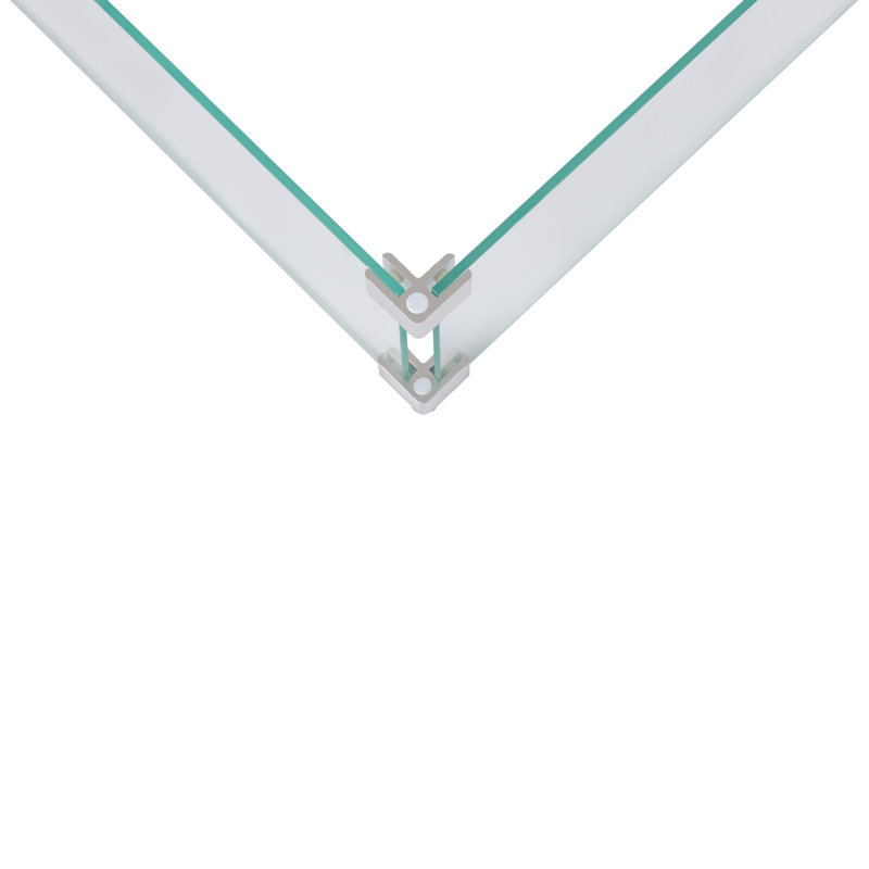 Clear Tempered Glass Wind Guard for Rectangular Fire Pits