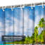Rideau de douche avec 12 crochets Coco Palm Trees-551266088