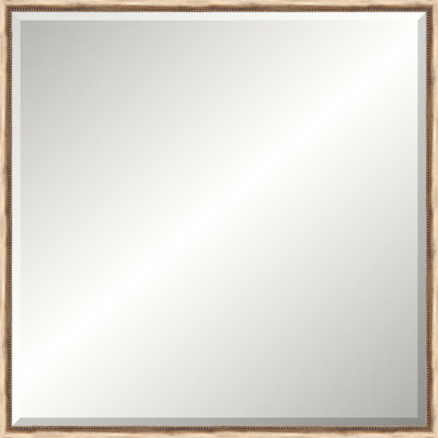 Silver Beaded Old World Mirror
