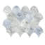 Carreau de mosaïque en verre 14,63 po x 12,13 po Seashell-63332712