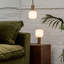 Oak Knuckle Table Lamp With Oblo US