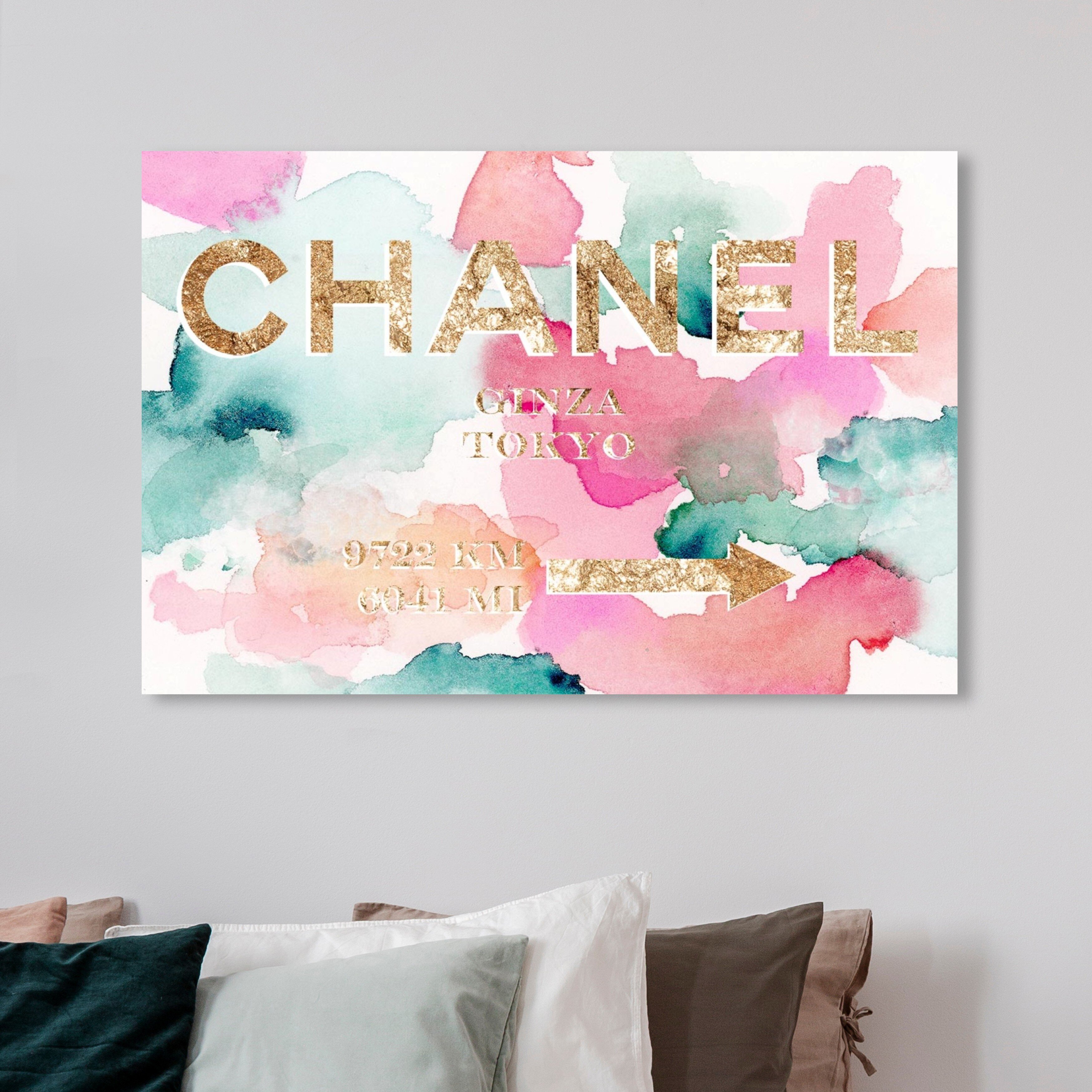 Chanel Bottle - Buy Fashion Themed Canvas Art by Patricia Mendes for Urban  Road