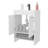 Bathroom Vanity With Open Storage-1133669032