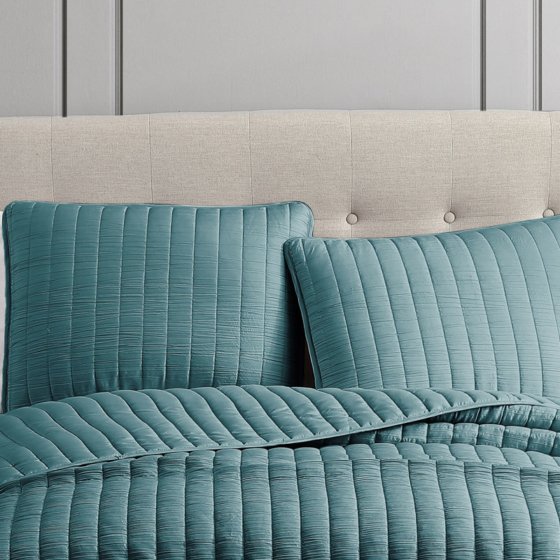 Moonstone Polyester 2 Piece Comforter Set, Queen Comforter + 1 Queen Pillowcase, Blue