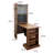 Folding Desk With Storage, Space-Saving Foldable Computer Desk For Small Spaces, Writing Study Table