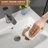 23.6" × 19.6" ADA Ceramic Sink with Single Faucet Hole, Wall Mount & Drop-In Installation, Vitreous China with Overflow and Rounded Edges in White