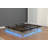 King Size Floating Bed Frames With LED Lights, Metal Platform Bed