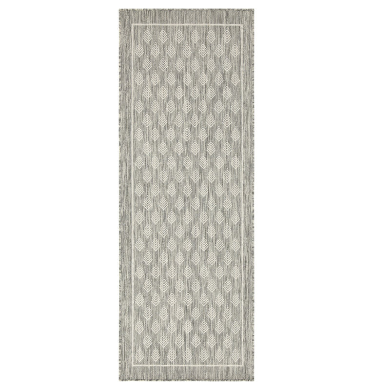 Silver 8 Ft. X 10 Ft. Indoor/Outdoor Area Rug, Rectangle, Rectangle 7'10" x 10'3"
