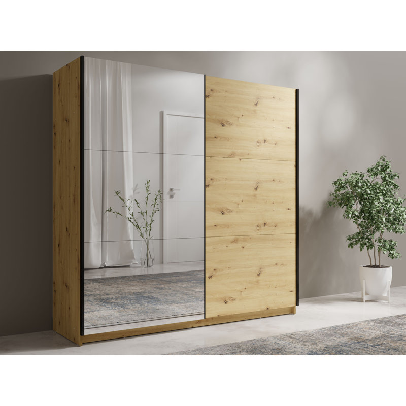 Laminate Wardrobe, Graphite Grey
