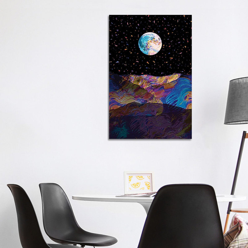 Full Moon V 1 Piece Wrapped Canvas Wall Art, 101.6 cm H x 66.04 cm W x 1.91 cm D