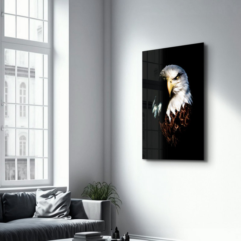 Elegant Tempered Glass Wall Art Painting, 13.8 x 21.7 inches | 100% Tempered Glass, Thickness: 0.16 inches | UV Printed for Vibrant Colors | Perfect for Home Decor, Living Room, & Office Spaces