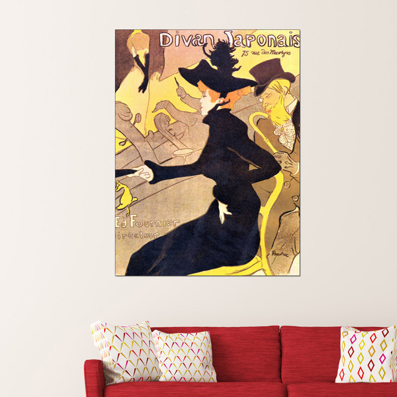 Henri De Toulouse-Lautrec - Wrapped Canvas Print, 120cm H x 90cm W x 1.8cm D