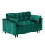 Lit en velours de 55 po, 2 avec coussin éponge, structure en bois massif et en métal pour différents espaces-1398704617