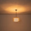 Luminaire suspendu en papier 18 po Carho Coastal Boho