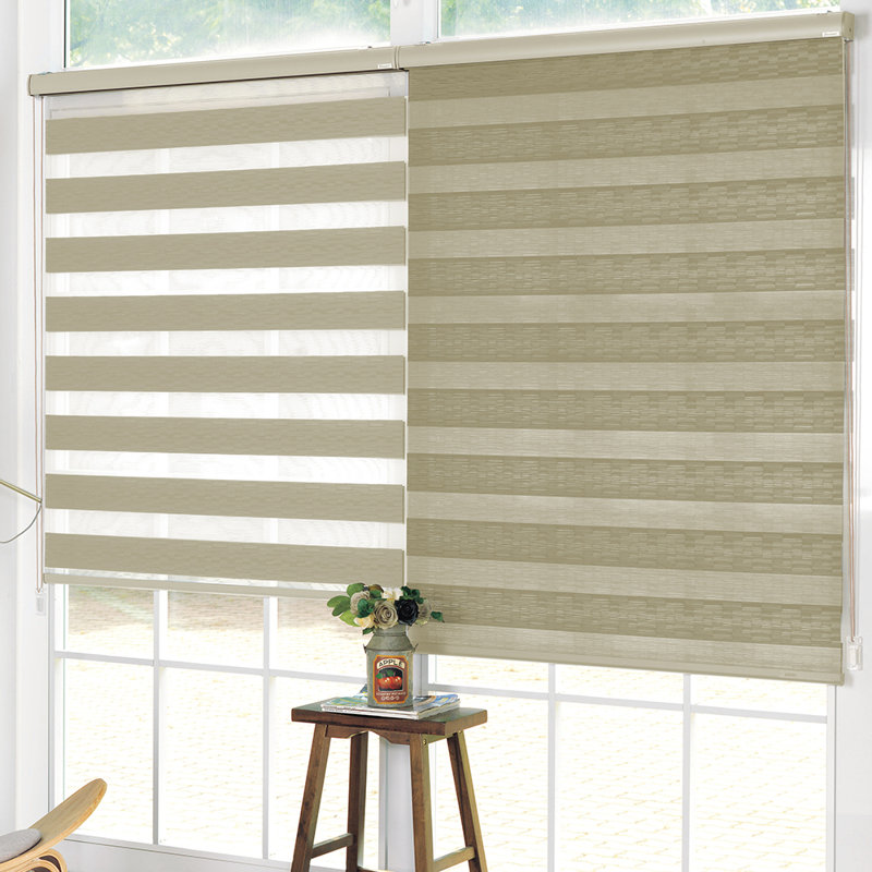Store à enroulement semi-transparent Robbe, l 36 po x L 84 po, Taupe