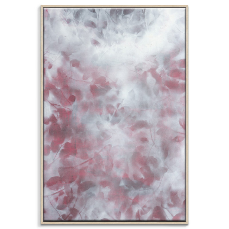 Red by Sally Adams - Print on Canvas, Timber Floater Frame, 152cm H x 102cm W
