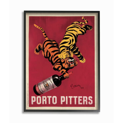«Porto Pitter Vintage Poster Drink Design» par Marcello Dudovich, impression sur toile non encadrée