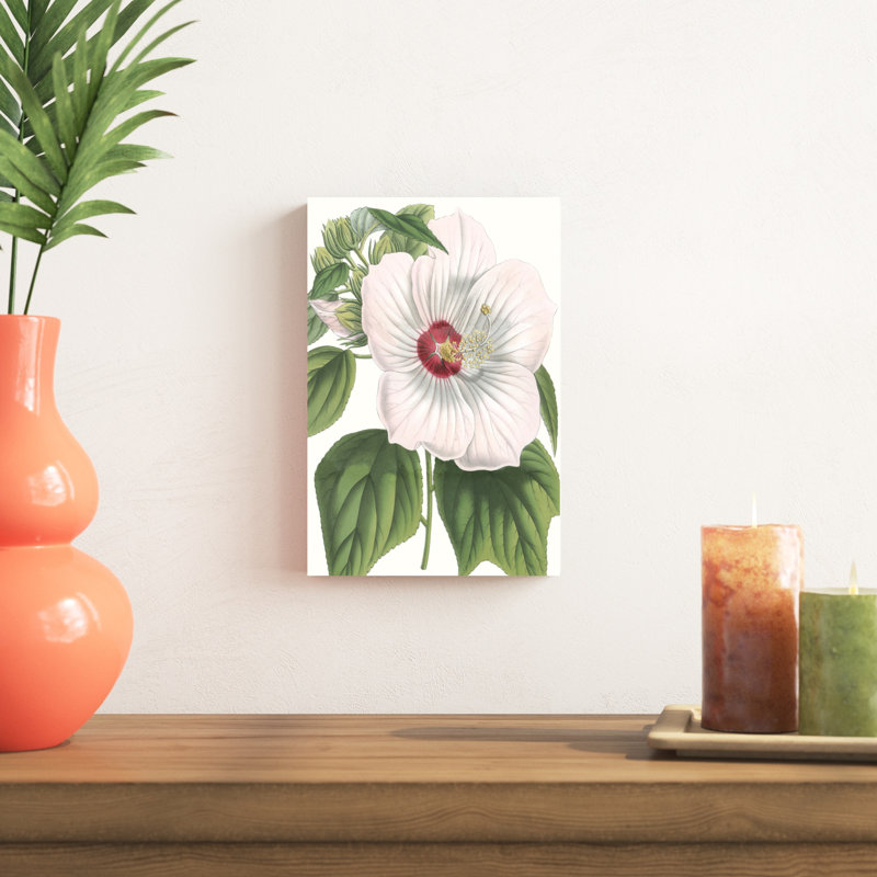 «Floral Beauty IV», peinture sur toile, H 12 po x l 8 po