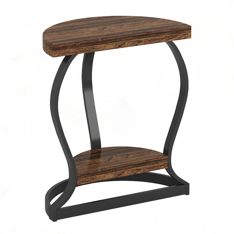 23.6" Half-Round End Table