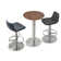 Pera Adjustable Height Swivel Bar Stool