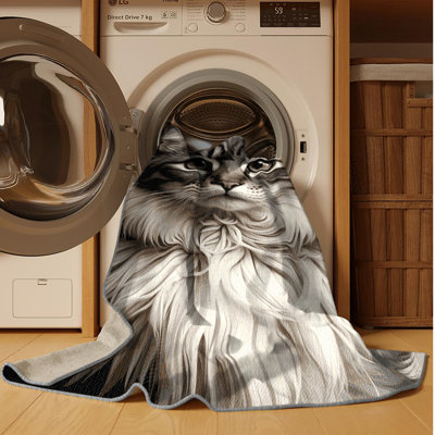  Tapis lavable Cymric Cats