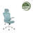 Molina Mesh Gaming Chair with Headrest-1683989373