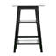 Metal/Glass Sawhorse/A-Frame Writing Desk
