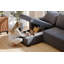 3 Seater Linen Blend Sofa Bed-1253159420