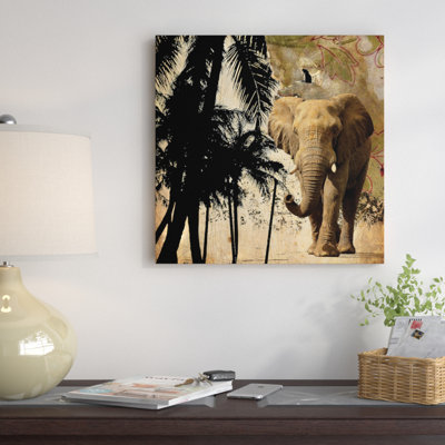 « mighty éléphant ii », reproduction d’impression sur toile