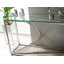 Cherita 120cm Glass Top Console Table