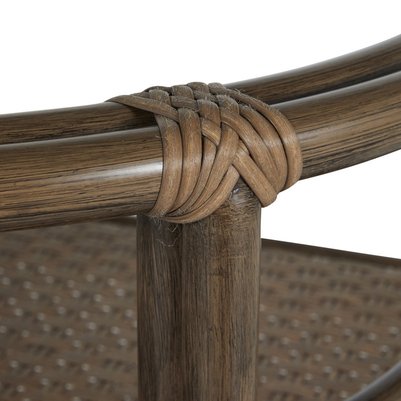 Malibu Arm Chair, No Welt, Linen Navy