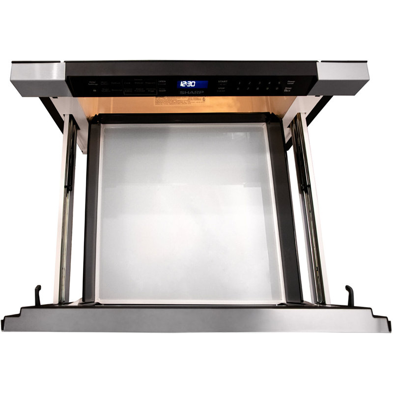 Stainless Steel Built-In Microwave Drawer with Sensor Cooking