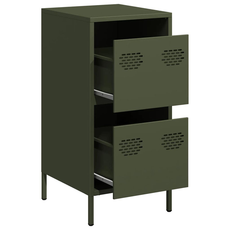 Ameyali End Table, Olive Green
