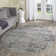 Riebe Abstract Black/Silver Area Rug