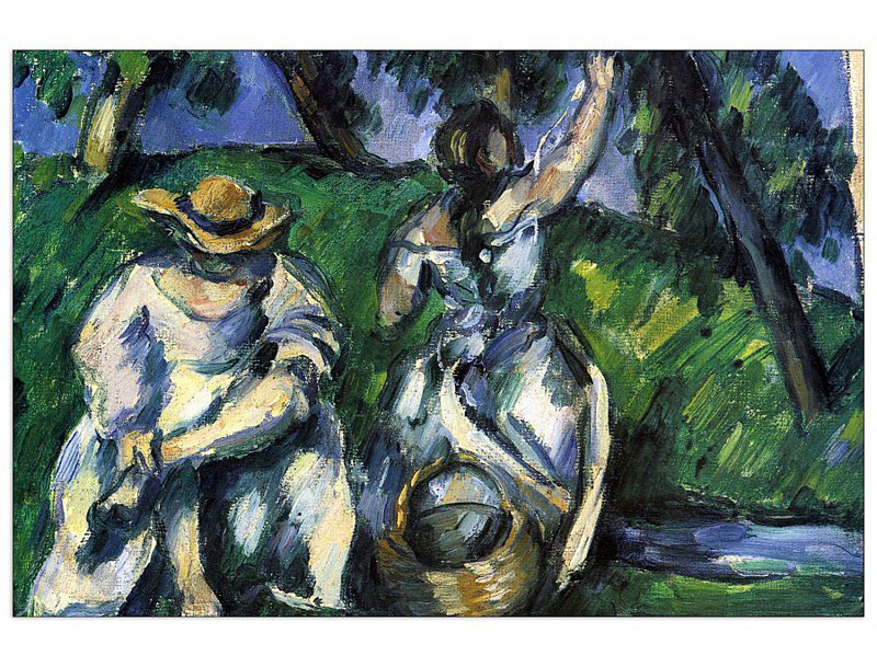 Paul Cezanne - Wrapped Canvas Painting, 90cm H x 135cm W x 1.8cm D