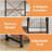 Microwave Stand Bakers Rack W Power Outlet