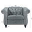 Ensemble de 2 chaises capitonnées Chesterfield-130617354