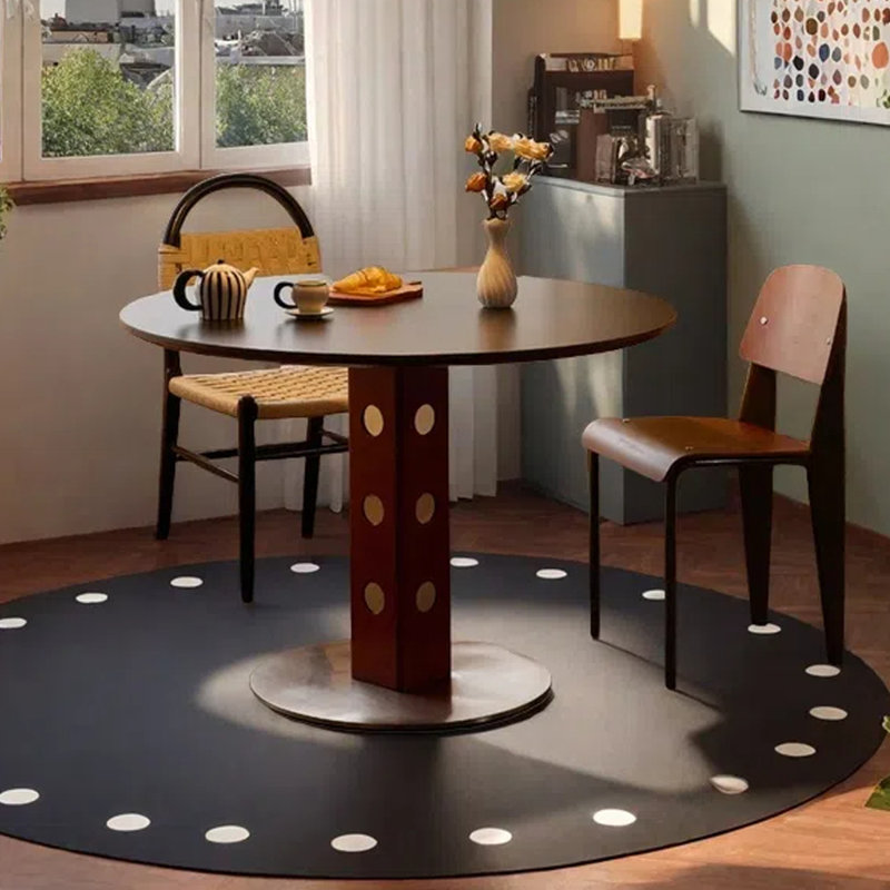 Table de salle à manger italienne, H 29,53 po x L 47,24 po x l 47,24 po
