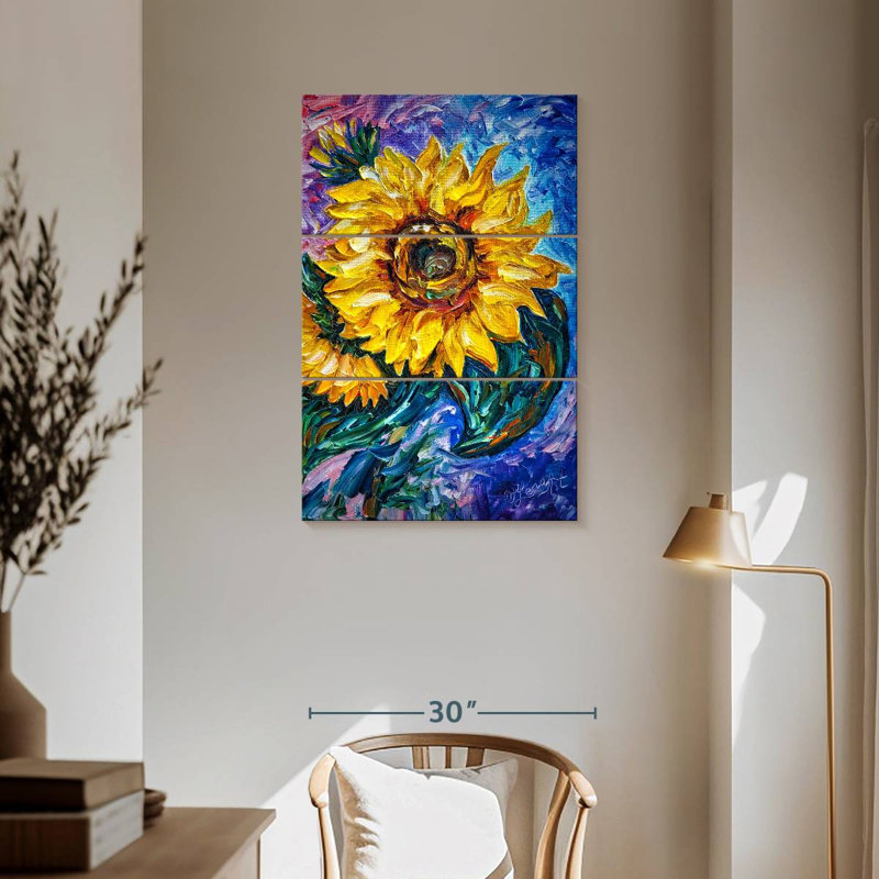 Harnek That Sunflower, H 57 po x l 36 po