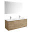 Ensemble de meuble-lavabo double mural 46 po Jasso-1649474436