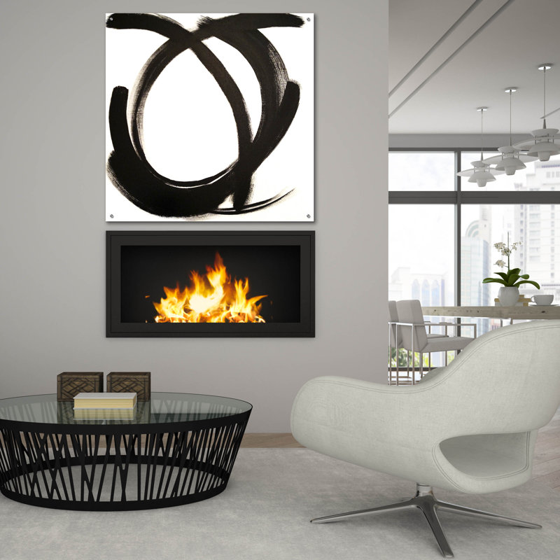 «Intersection 1» par Brittany Evans, art mural en verre acrylique, 36 po x 36 po