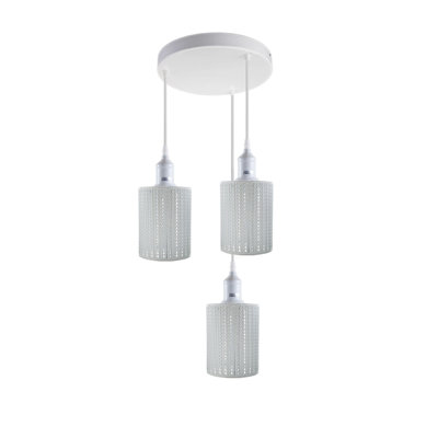 Cruciano 3 - Light White Cluster Pendant