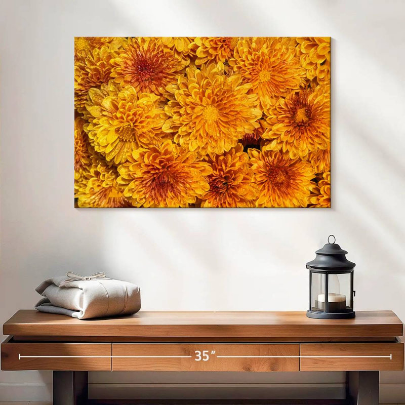 Harnek Chrysanthemums Bloom, H 16 po x l 24 po