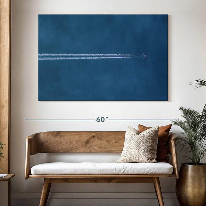 Mehar Airplane Above, 34" H x 51" W