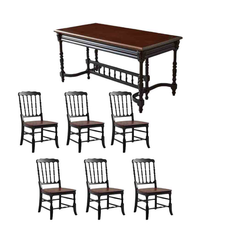 Aspray, 7 pièces : table, 6 chaises