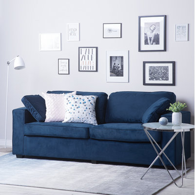 Bloxom 3 Seater Velvet Sofa